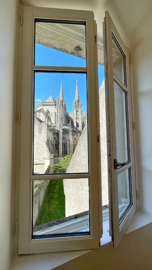 Appartement T2 - Vue Imprenable Sur La Cathedrale Quimper Exterior foto