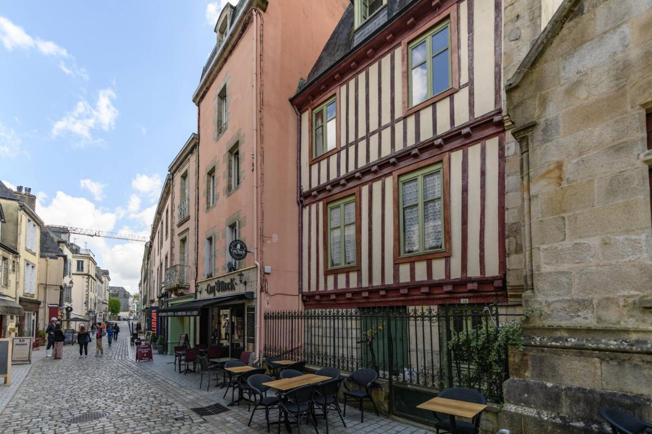 Appartement T2 - Vue Imprenable Sur La Cathedrale Quimper Exterior foto